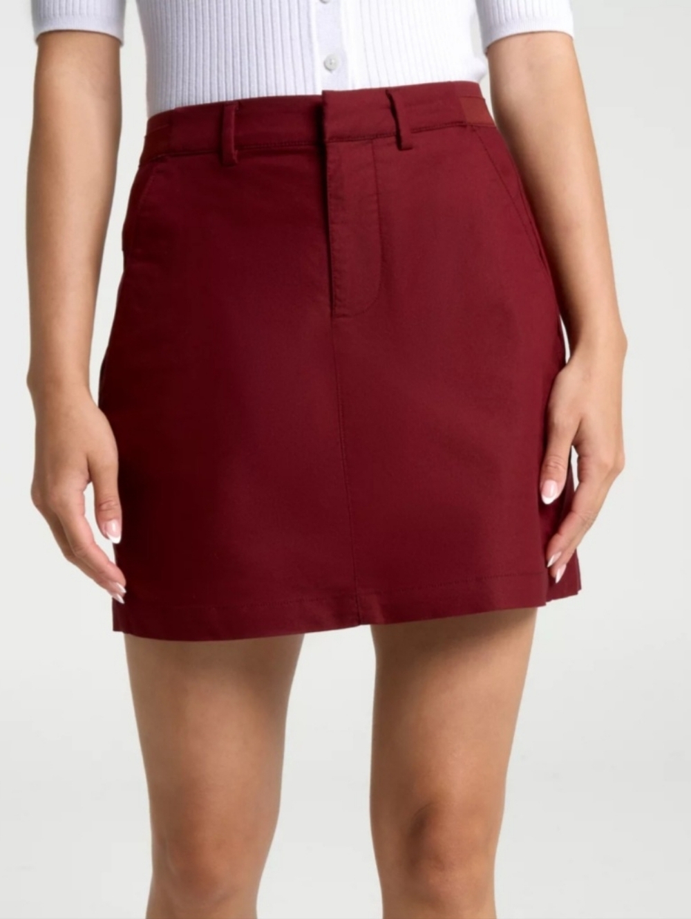 Walter Hagen Burgundy Traditional Skort